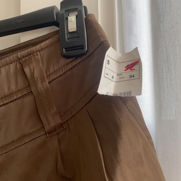 H&M Bronze Cuffed Button Fly Shorts Size 4 NWT - Picture 13 of 13